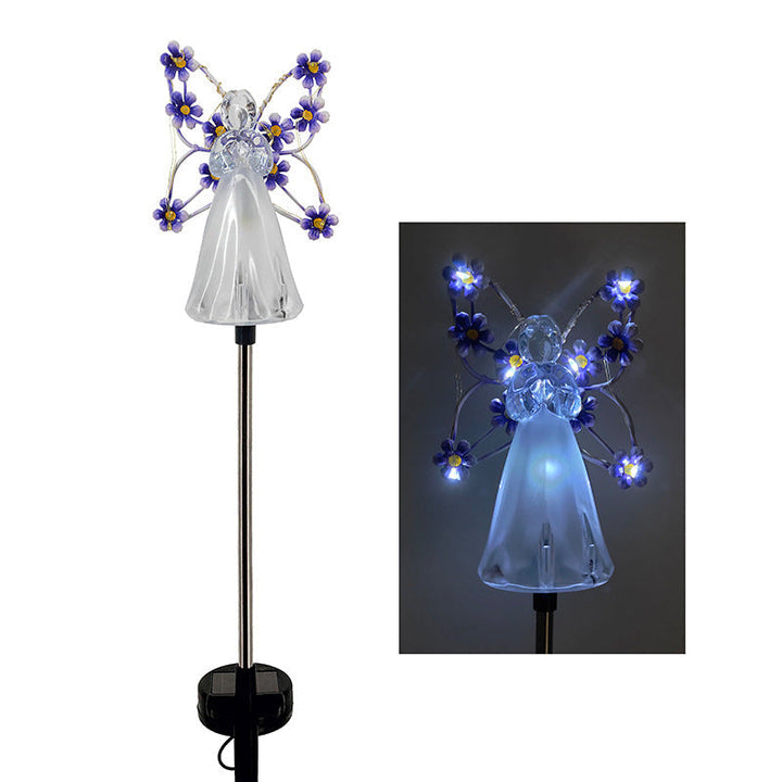 Kalsten | Luminous Haven Solar Angel LED Garden Light – Elegant Outdoor Illumination for Gardens and Memorials