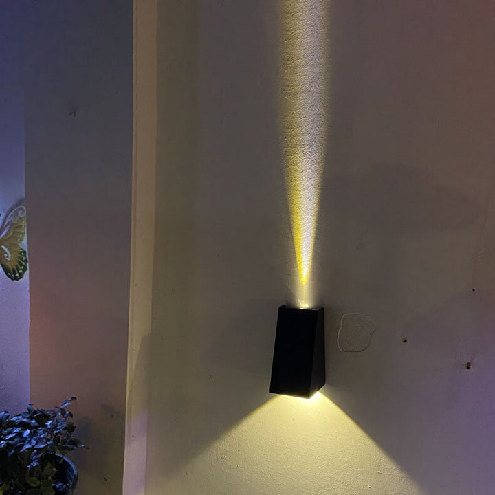 Solar Simple Trapezoid Outdoor Waterproof LED Wall Sconce Lamp | Kalsten