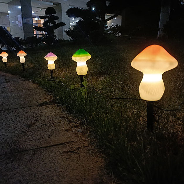 Solar Outdoor Mushroom Shape LED Garden Lawn Ground Insert Landscape Light | Kalsten