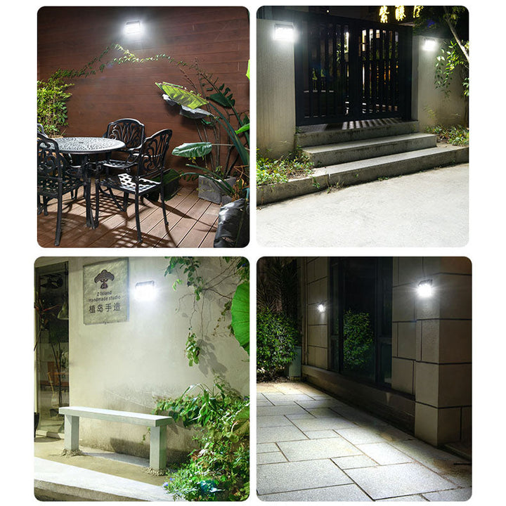 Solar Induction Stainless Steel Trapezoidal LED Outdoor Waterproof Wall Sconce Lamp | Kalsten
