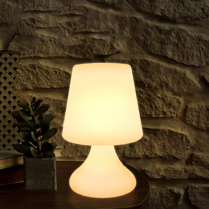 Modern Minimalist PE Cup Shape USB LED Table Lamp Night Light For Outdoor Patio | Kalsten