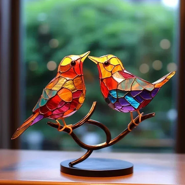 VitraGlow Handcrafted Colored Table Decor | Artistic Luxury Ornament | Kalsten