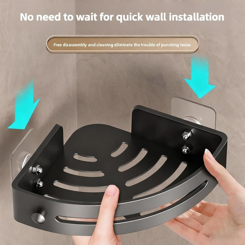 No-Drill Triangle Shower Shelf | Kalsten