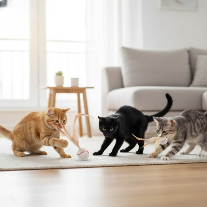 FetherSprint — Unleash the wild hunter in your cat with silent play fun! | Kalsten