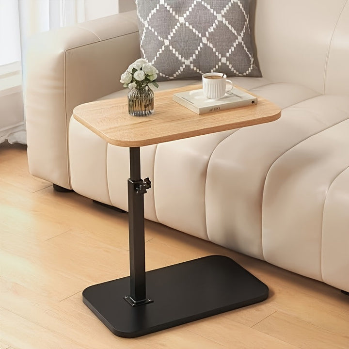 Adjustable Comfort Table – Wooden Side Table with Metal Frame | Kalsten