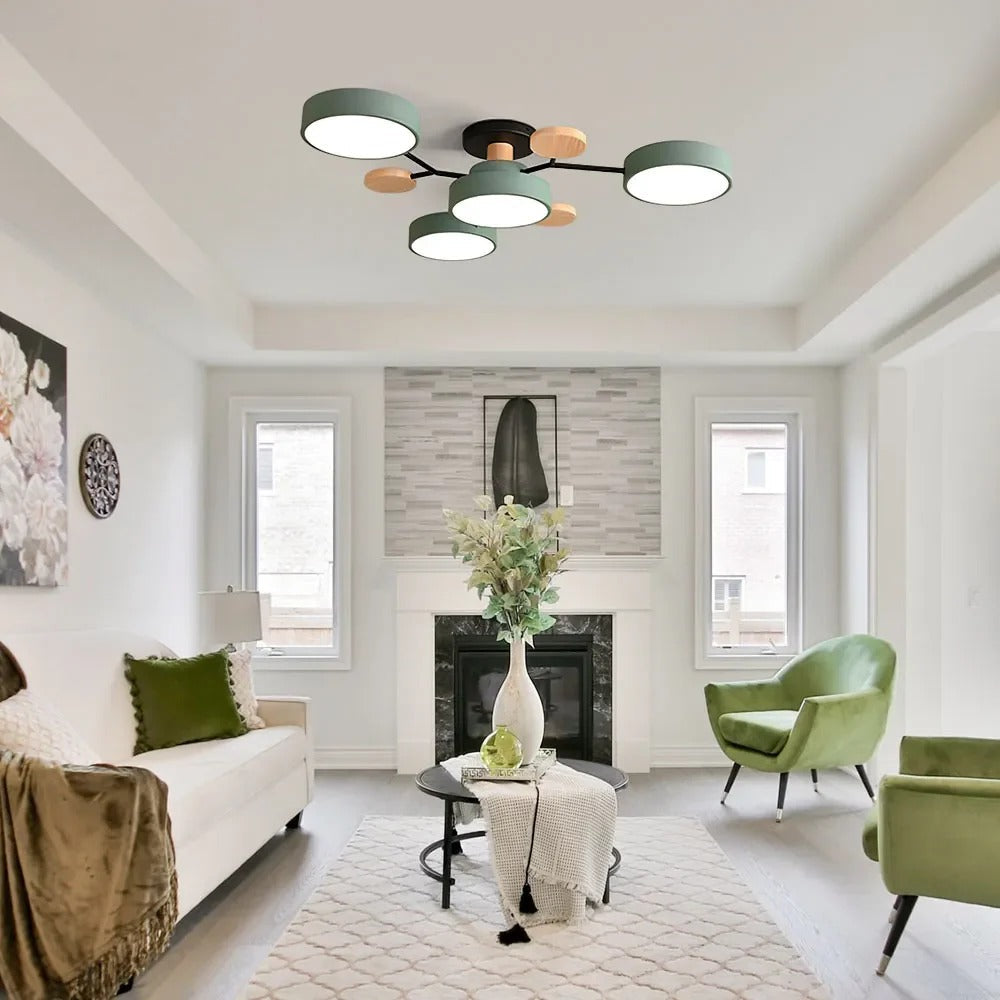 Modern LED Flush Mount Ceiling Lamp Kalsten