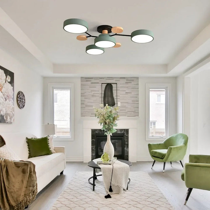 Modern LED Flush Mount Ceiling Lamp Kalsten
