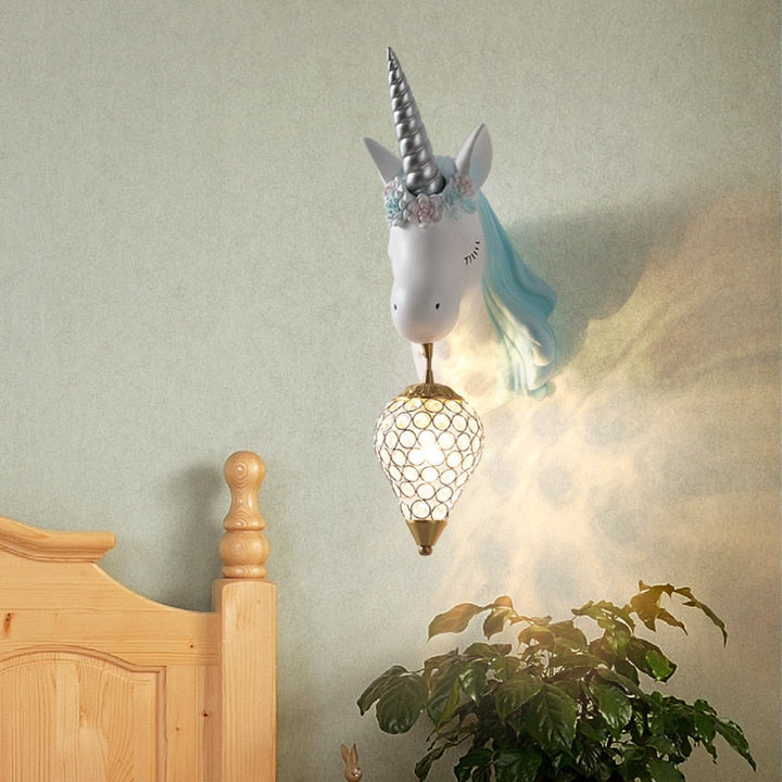 Magical Unicorn Wall Lamp for Children – Playful & Warm Light Kalsten