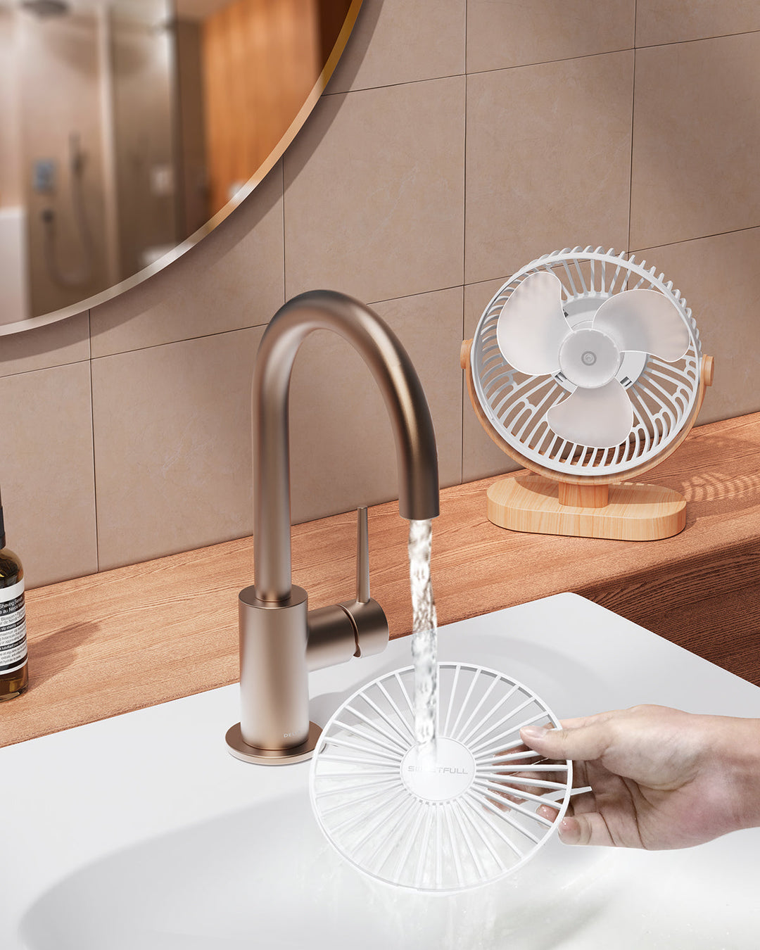 6.5 Inch USB Small Desk Fan for Home Office Car Outdoor Travel | Kalsten