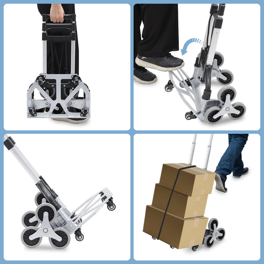 Stair Climber Trolley Foldable Stair Hand Truck up to 75kg | Kalsten