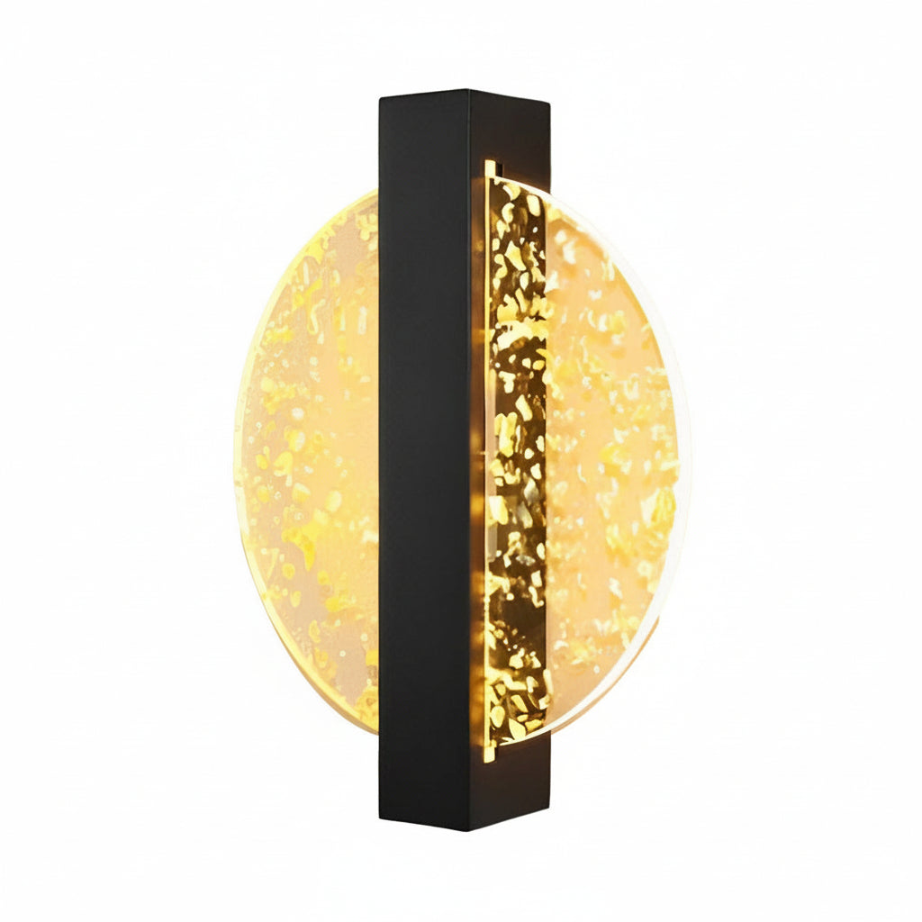 LED Wall Sconce Light – Modern Nordic Geometric Acrylic Bedside (25x20cm / 9.8x7.9in) | Kalsten