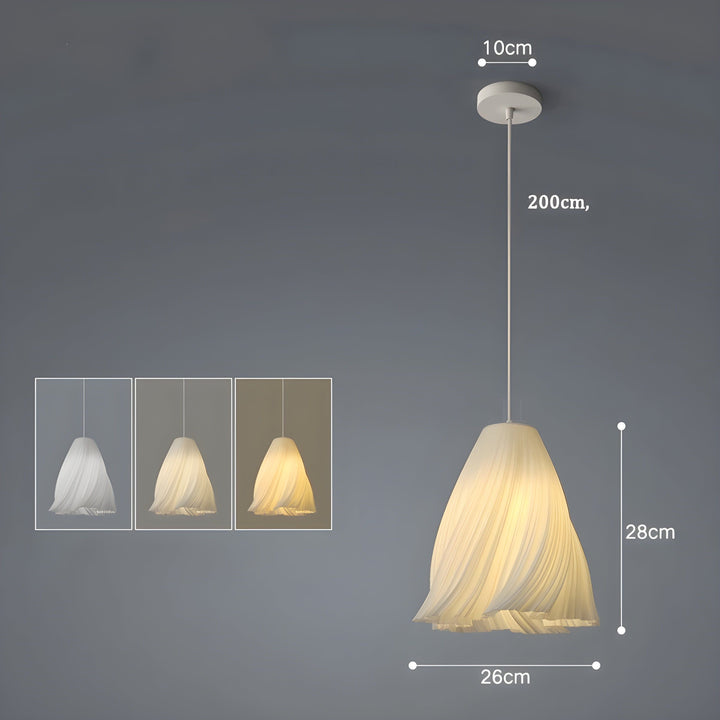 FloraBloom Light - Nordic 3D-printed flower as pendant lamp | Kalsten