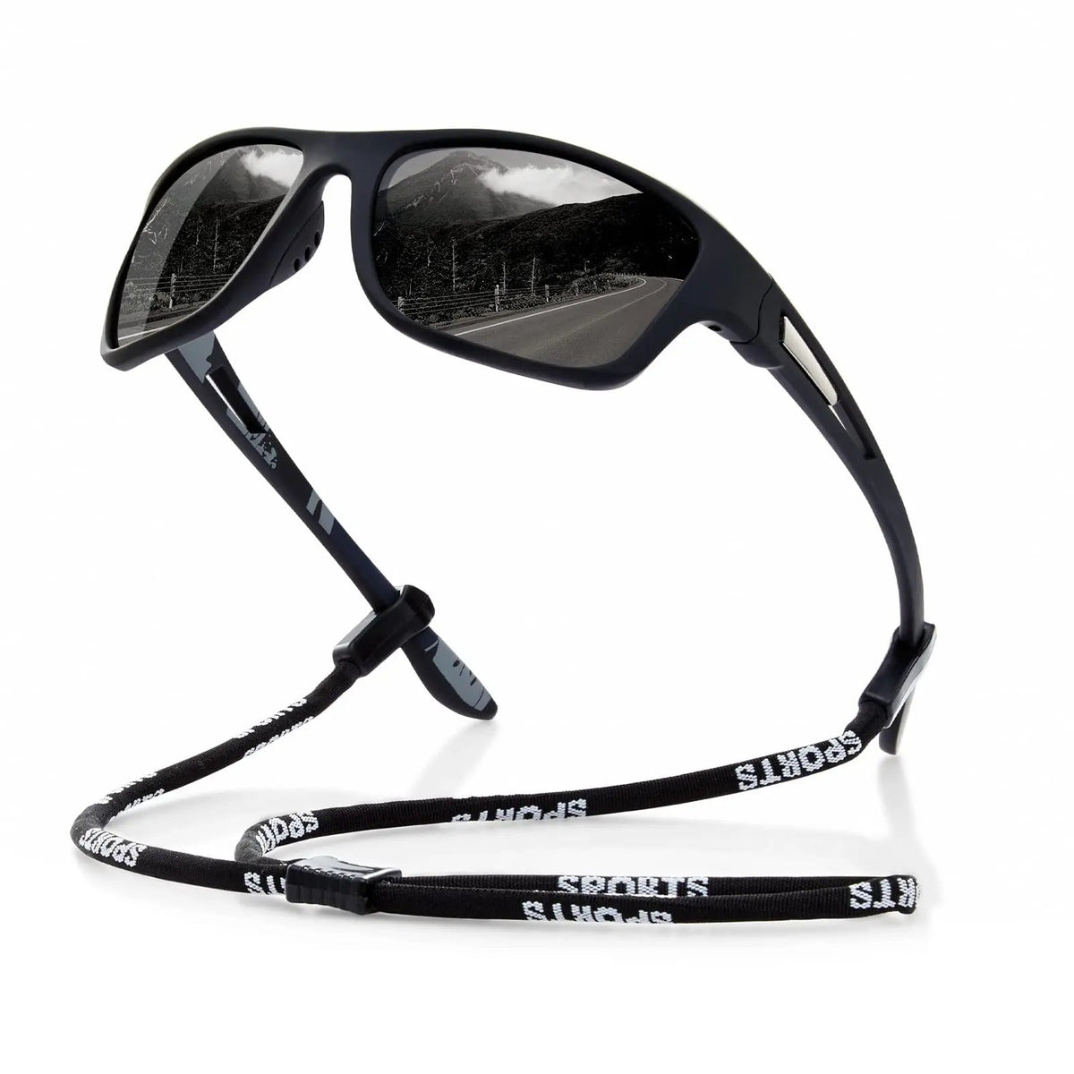 BowLift | Mens Polarised Sports Sunglasses UK – UV400 Wrap Around Sunglasses for Cycling, Running & Outdoor Activities | Lightweight & Glare Protection