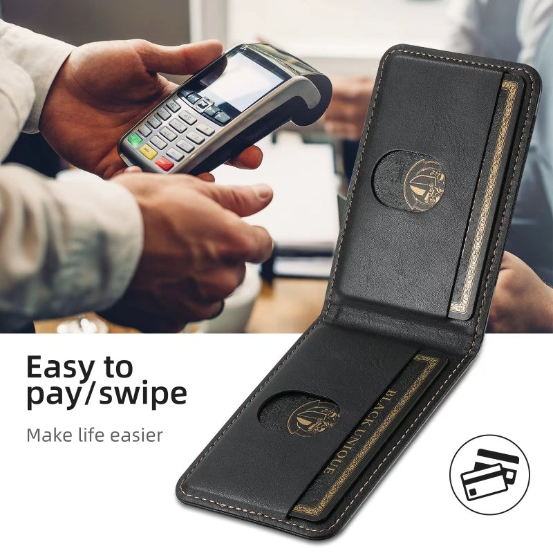 Skanto | Phone Case with Card Holder: Magnetic Stand, Wireless Charging (Magsafe Compatible)