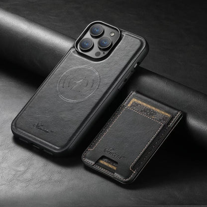 Skanto | LuxCase Leather Phone Case with Card Slot and Stand – Fits iPhone