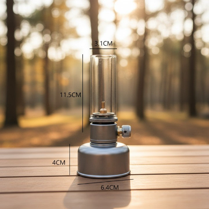 Mini Gas Flame Torch Table Lamp | Kalsten