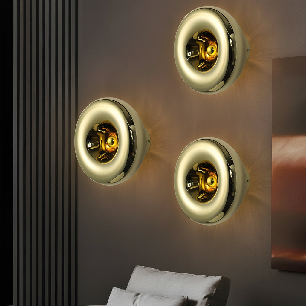 Modern Lava Glass LED Wall Sconce – Creative Melting Art Wall Light (Gold/Silver/Rose Gold) | Kalsten