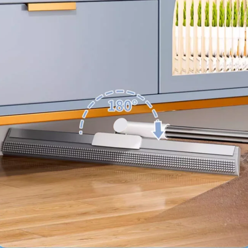 Floor wiper with rubber lip & TPE bristles | Kalsten