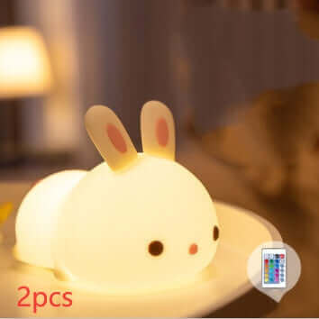 New Year'S Gift Rabbit Silicone Lamp Pat Feeding Creative Night Light Children'S Toys | Kalsten