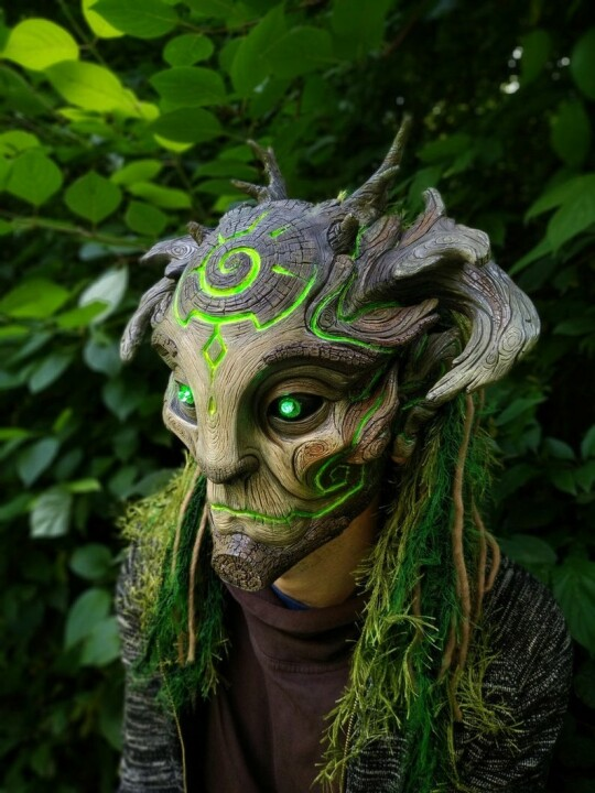 Kalsten | Green Man Forest Spirit Mask Costume Accessories Masks
