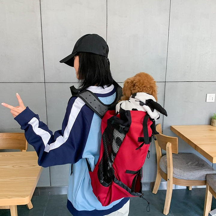 Kalsten | Dog Backpack – Comfortable Carrying Bag for Medium Dogs with Safety Strap and Storage Pockets