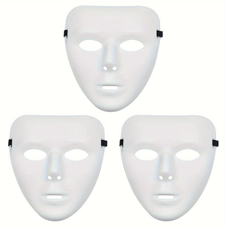 Full Face Plastic Halloween Mask Cosplay Style