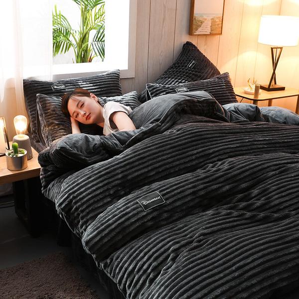 Kalsten | Thickened Corduroy Velvet Bedding Set