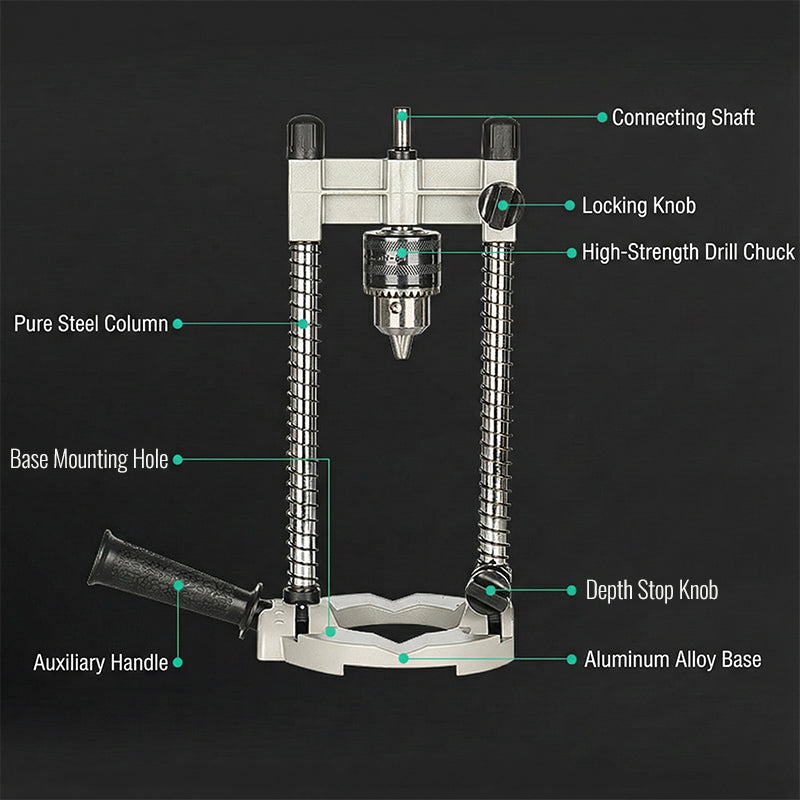Drill stand with adjustable angle 45–90° | Kalsten