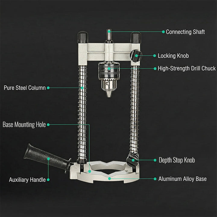 Drill stand with adjustable angle 45–90° | Kalsten