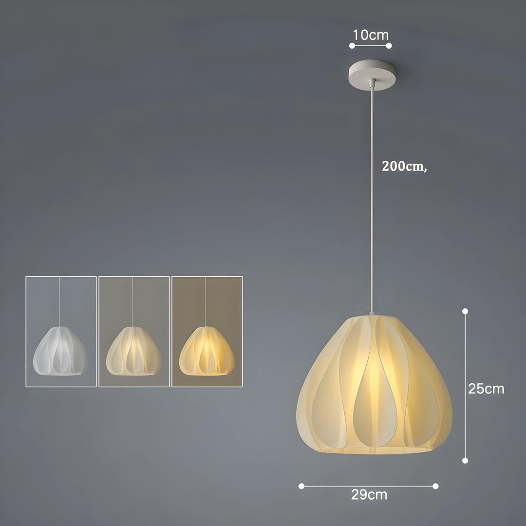 FloraBloom Light - Nordic 3D-printed flower as pendant lamp | Kalsten