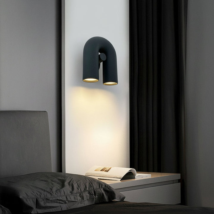 Rotatable U-Shaped Wall Sconce - Nordic Adjustable LED Light (90° Rotation) | Kalsten