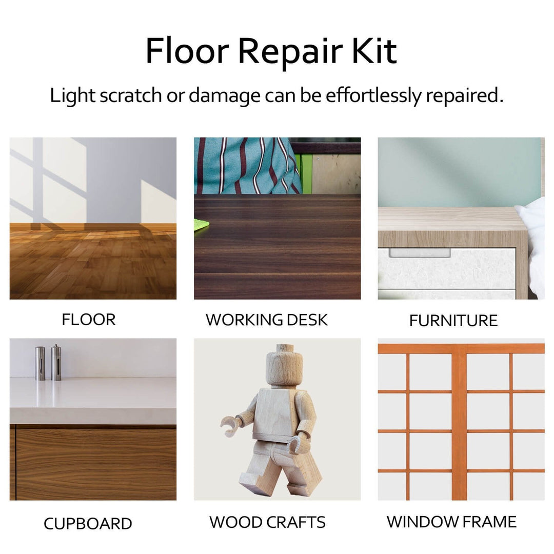Kalsten | Wood Surface Repair Kit | 11 Wax Blocks & Heat Pen | Furniture, Floors & Cabinets