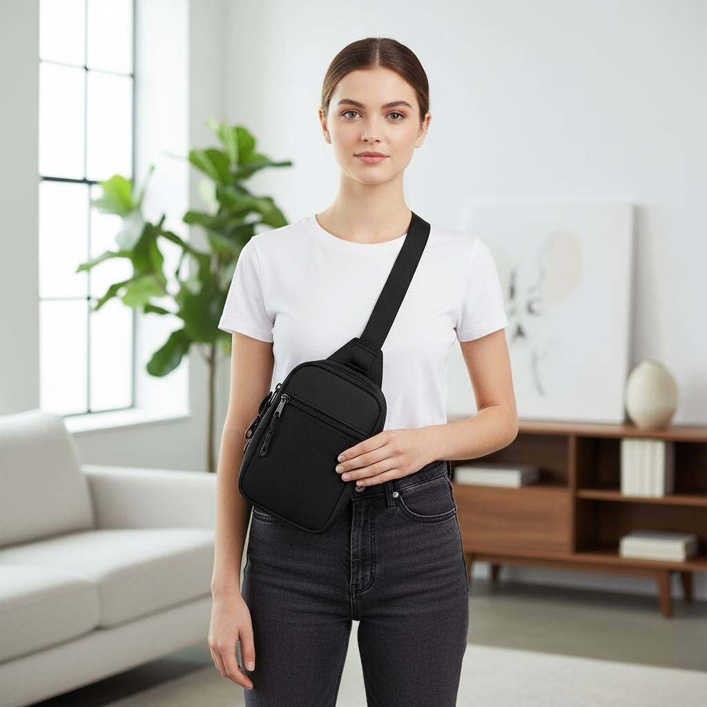 Skanto | Compact Sling Bag for Easy Organization While Traveling