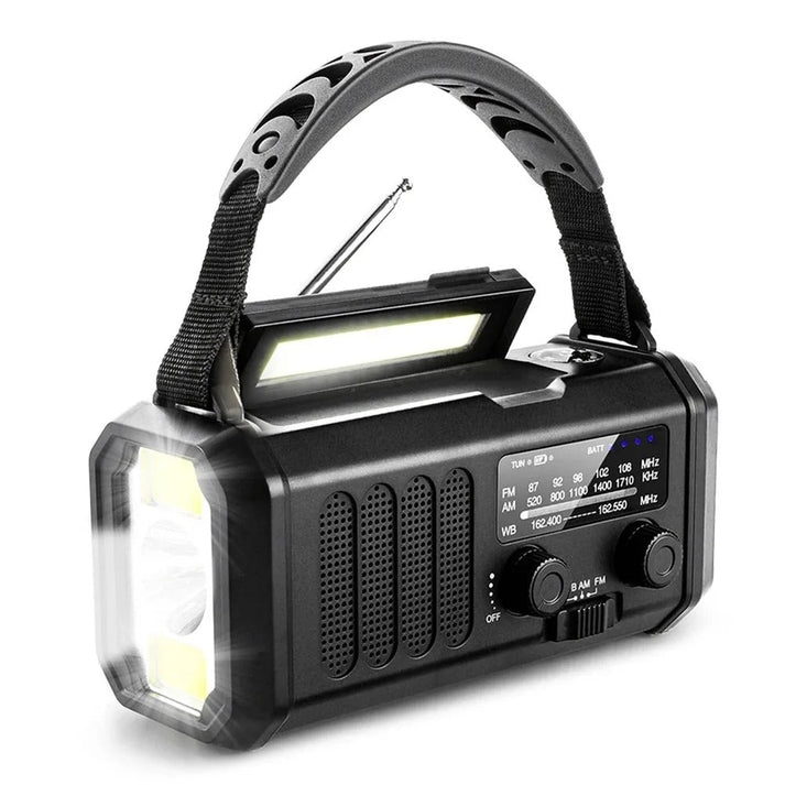 Solar Emergency Radio with Power Bank