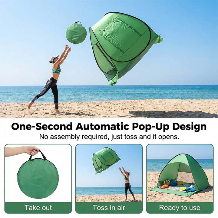 SunSail Breeze Pop-Up Beach Tent 98% UV Protection | Kalsten