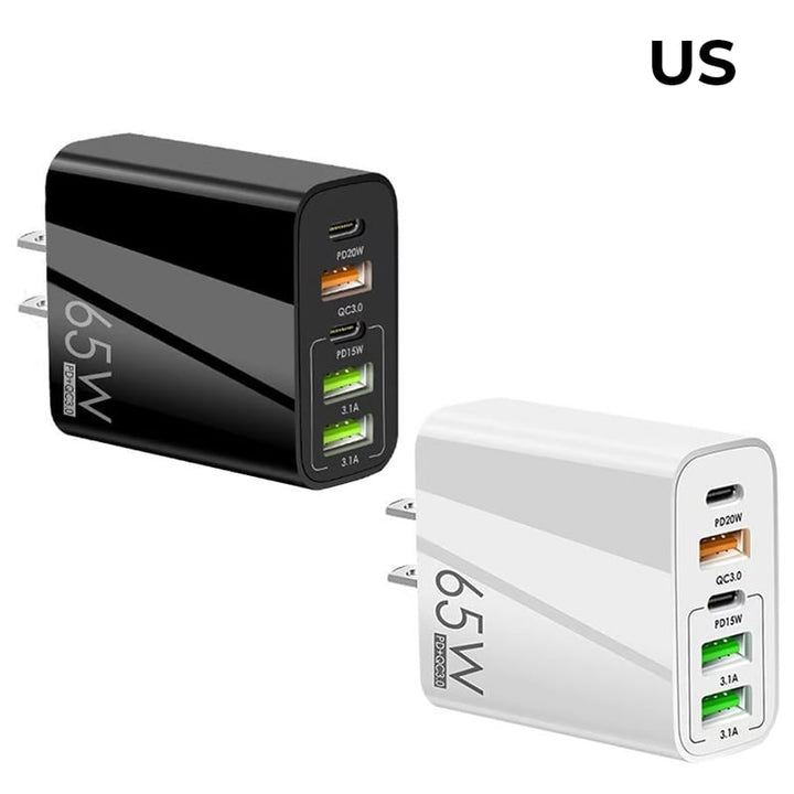Kalsten | Multi Port Adaptor 65W Fast Charger - US Standard
