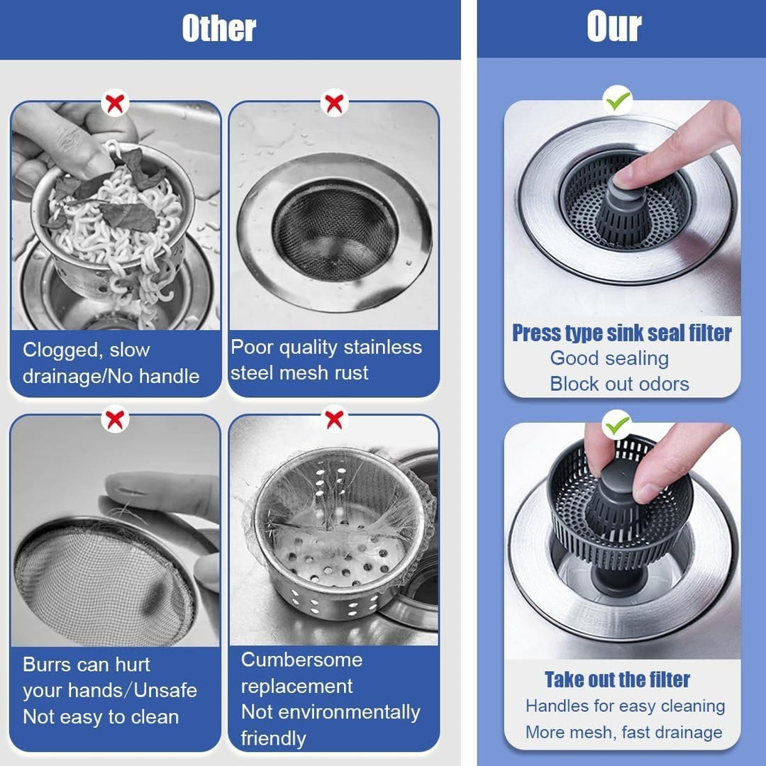 Kalsten | New Upgraded Sink Bounce Core Drain Strainer