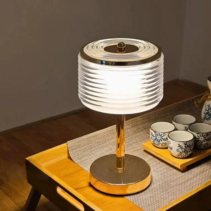 LED Ring Table Lamp with Multi-Layer Shade | Kalsten