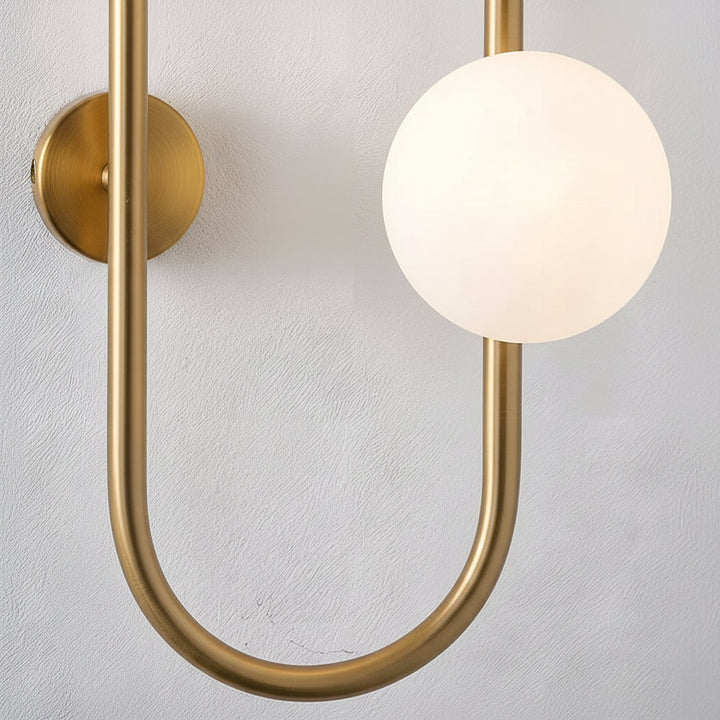 LED Wall Sconce Light – Modern 4-Ball Glass Bubble Postmodern (62x24cm / 24.4x9.4in) | Kalsten