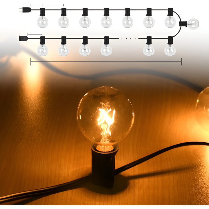 FairyFlicker String Lights - Luxurious patio lighting with waterproof protection | Kalsten