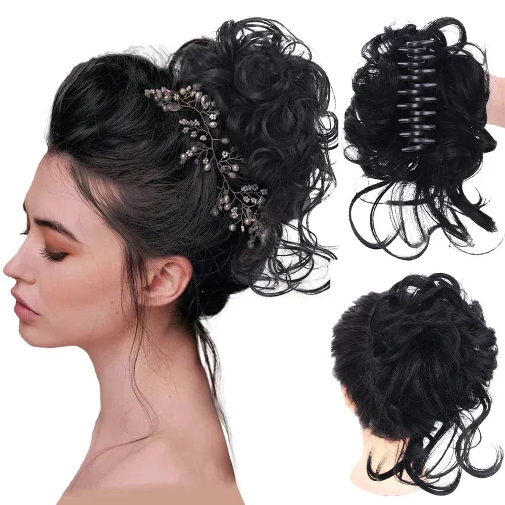 Kalsten | Curly Hair Bun – Clip-in Hair Piece with Volume and Natural Look