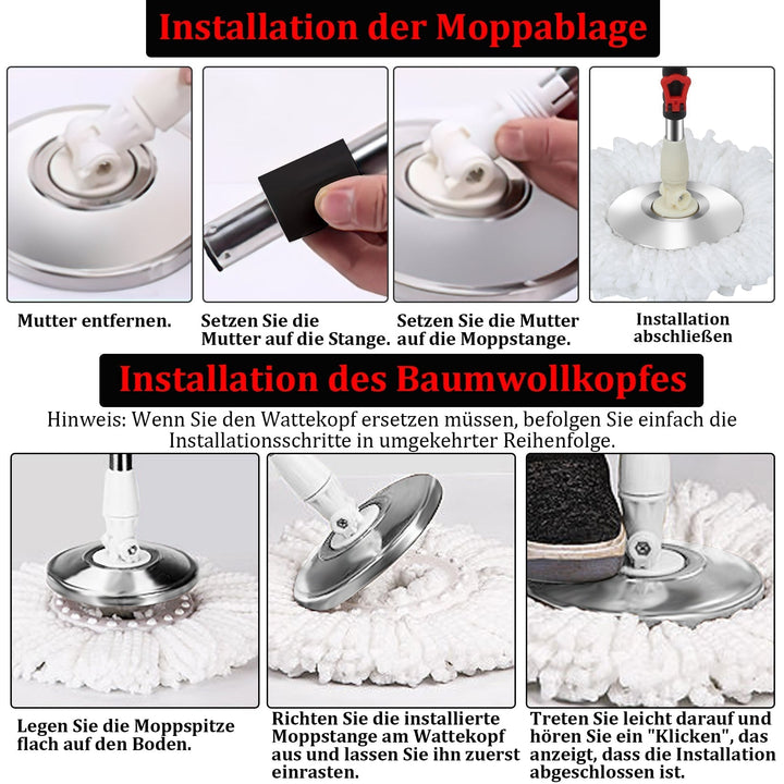 Mop Set Floor Mop with Bucket | Kalsten