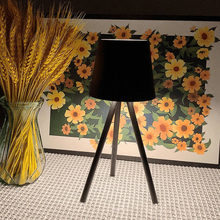 Nordic tripod table lamp - Stylish wireless LED night light Kalsten