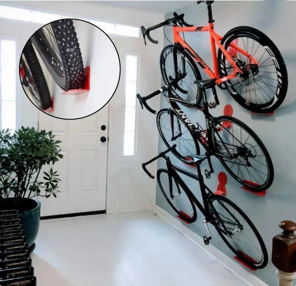 Kalsten | WallGrip Bike Hook – Space-Saving Steel Bike Wall Holder