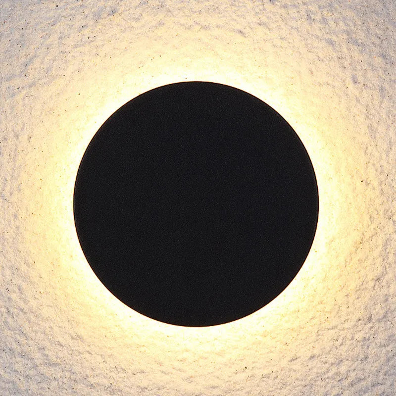 Modern Black Outdoor LED Wall Lamp Kalsten
