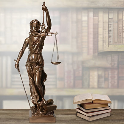 Statue of the Goddess of Justice – An elegant decorative sculpture of Justitia