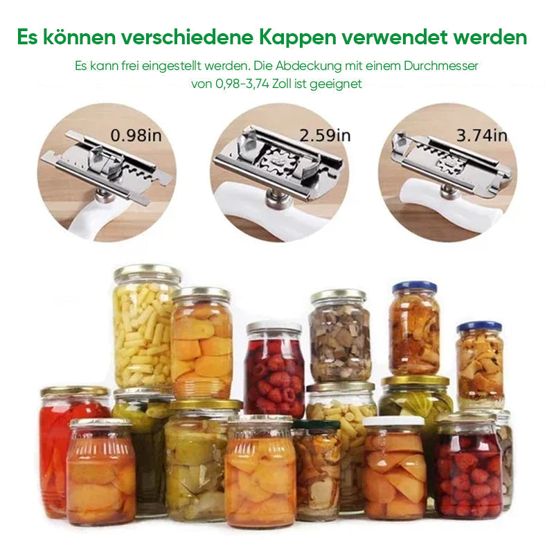 Size-adjustable can opener made of stainless steel | Kalsten