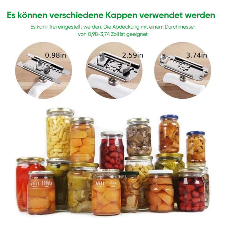 Size-adjustable can opener made of stainless steel | Kalsten