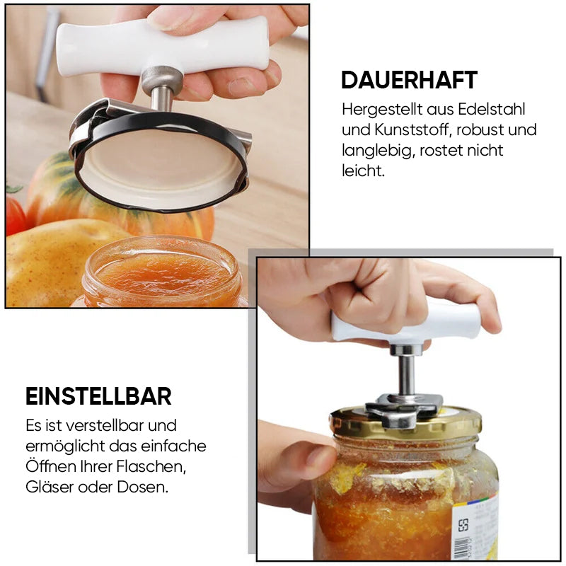 Size-adjustable can opener made of stainless steel | Kalsten