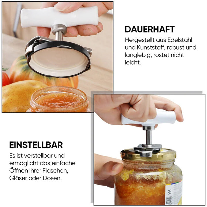 Size-adjustable can opener made of stainless steel | Kalsten